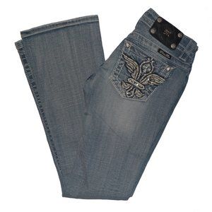 MISS ME Low Bootcut Distressed 26x29 Jeans